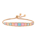 Graceful CZ Sparkle Chain Bracelet