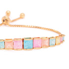 Graceful CZ Sparkle Chain Bracelet
