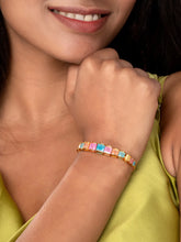 Graceful CZ Sparkle Chain Bracelet