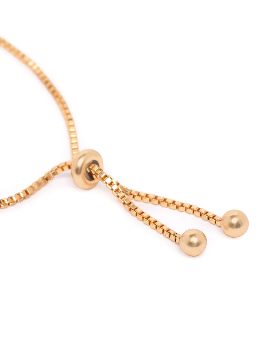 Graceful CZ Sparkle Chain Bracelet