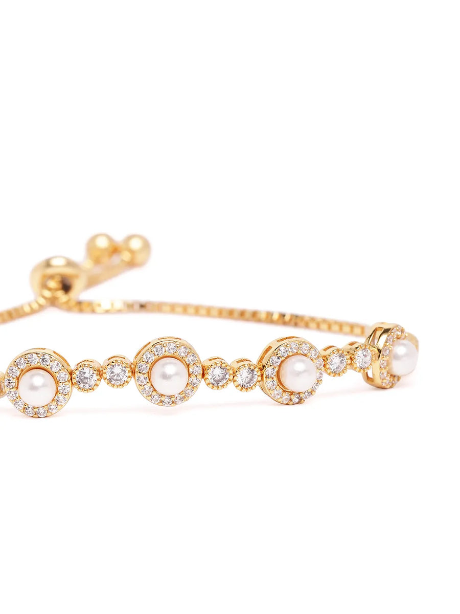 Glow up with Pearl CZ Bracelets