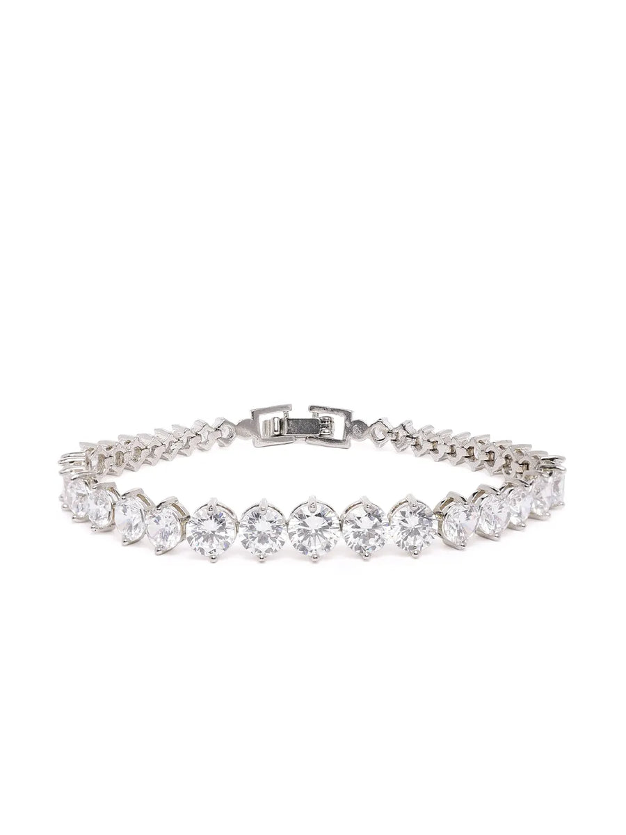 Eternal Spark Zirconia Tennis Bracelet