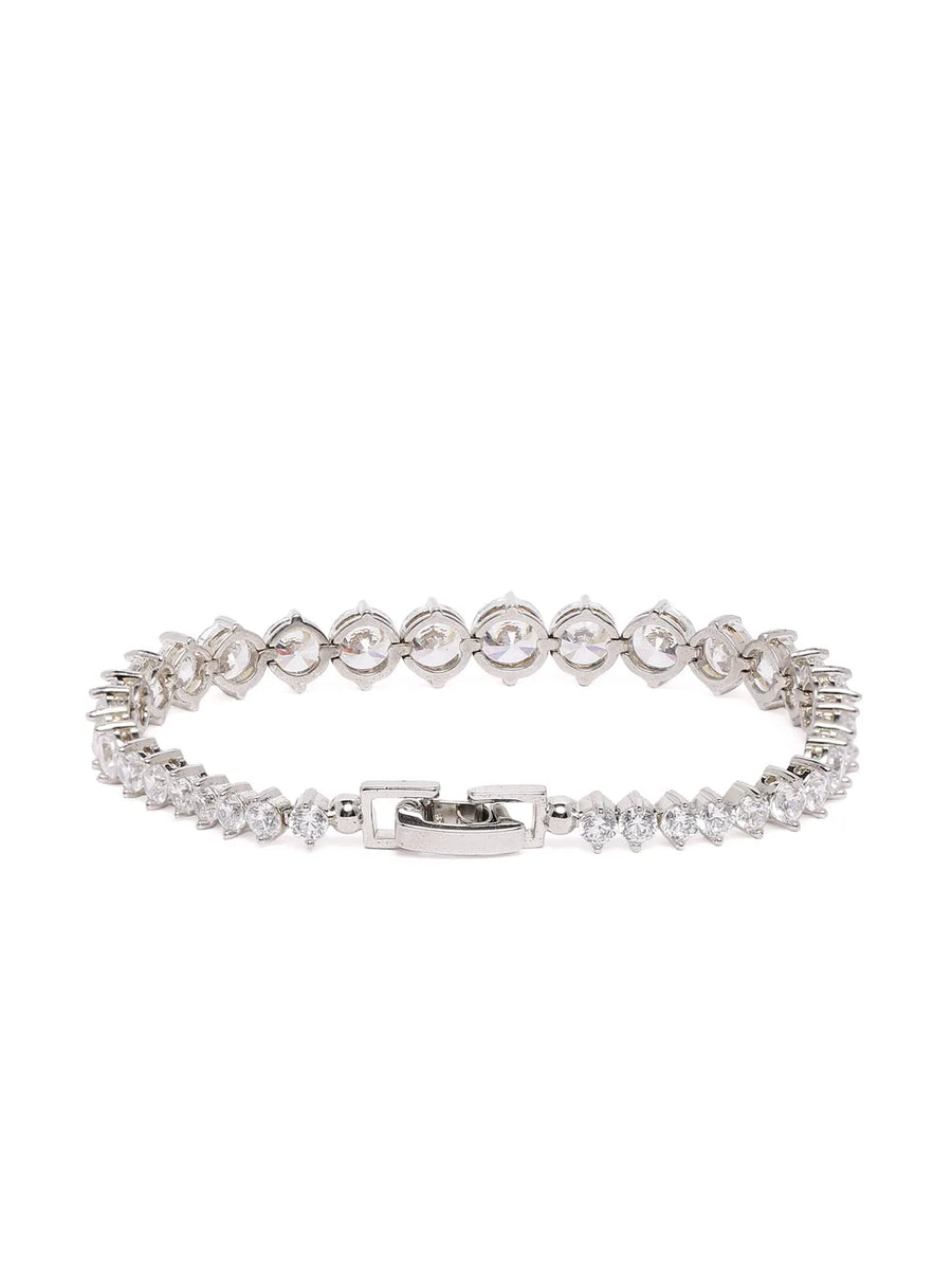 Eternal Spark Zirconia Tennis Bracelet