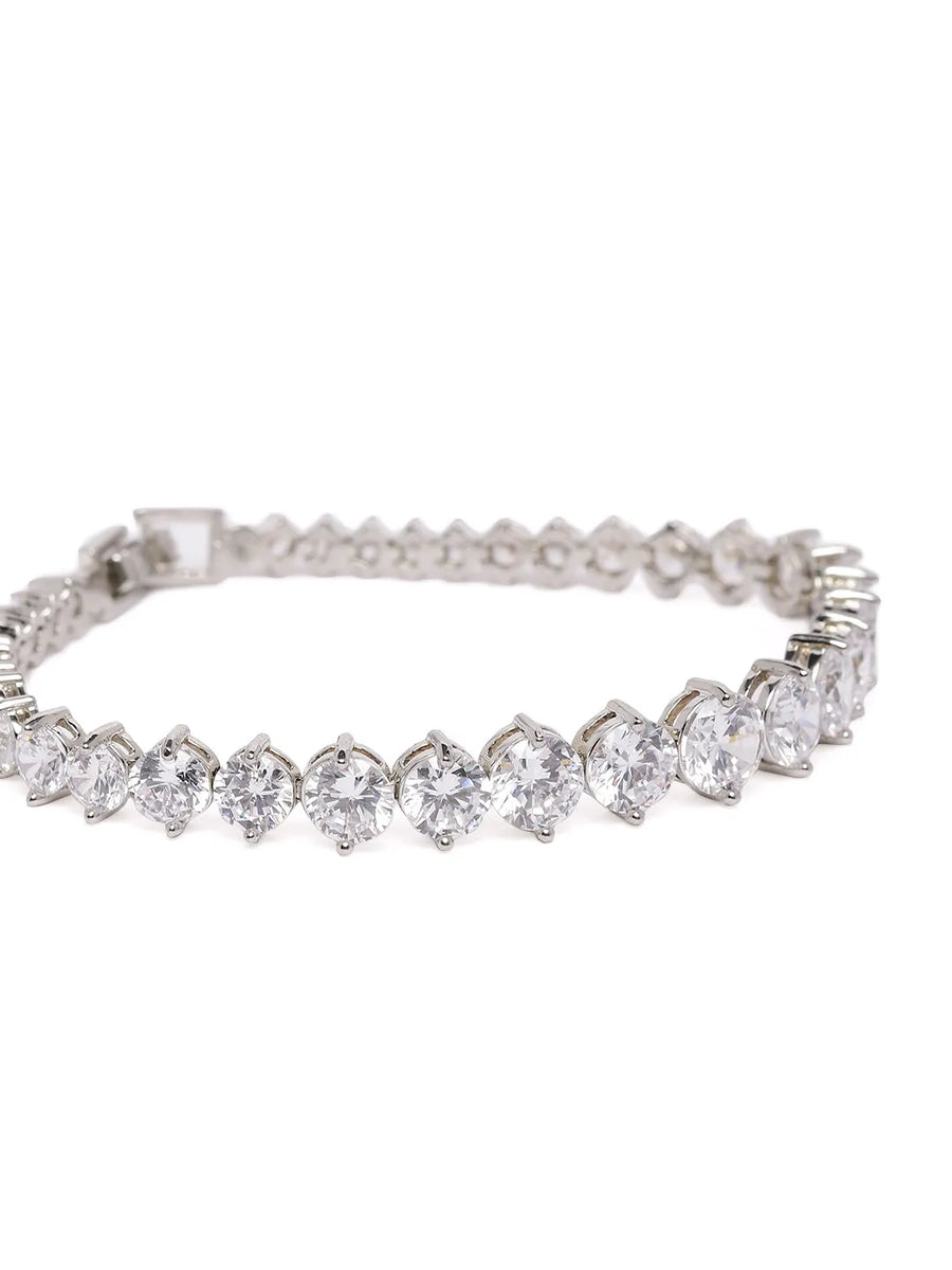 Eternal Spark Zirconia Tennis Bracelet