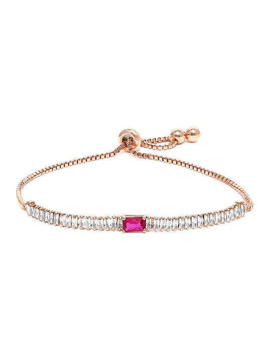 Timeless Baguette Stone Crystal Bracelet
