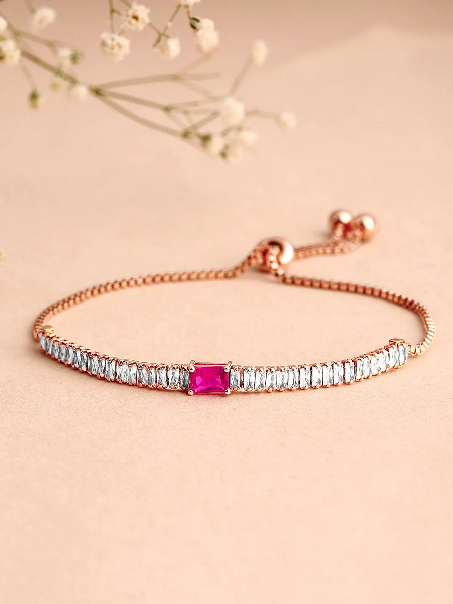 Timeless Baguette Stone Crystal Bracelet