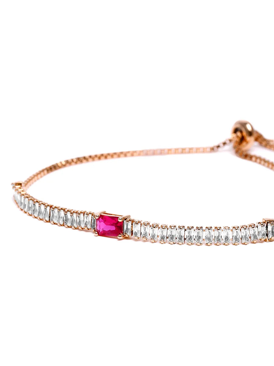 Timeless Baguette Stone Crystal Bracelet