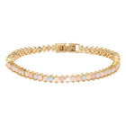 Crystal Embellished Tennis Bracelet