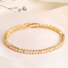Crystal Embellished Tennis Bracelet