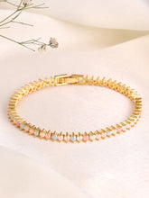 Crystal Embellished Tennis Bracelet
