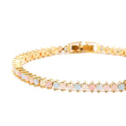 Crystal Embellished Tennis Bracelet