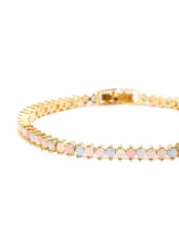 Crystal Embellished Tennis Bracelet