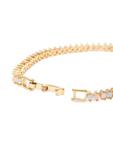 Crystal Embellished Tennis Bracelet