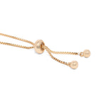 Rainbow Crystal Stone Box Chain Bracelet - Gold - Multi