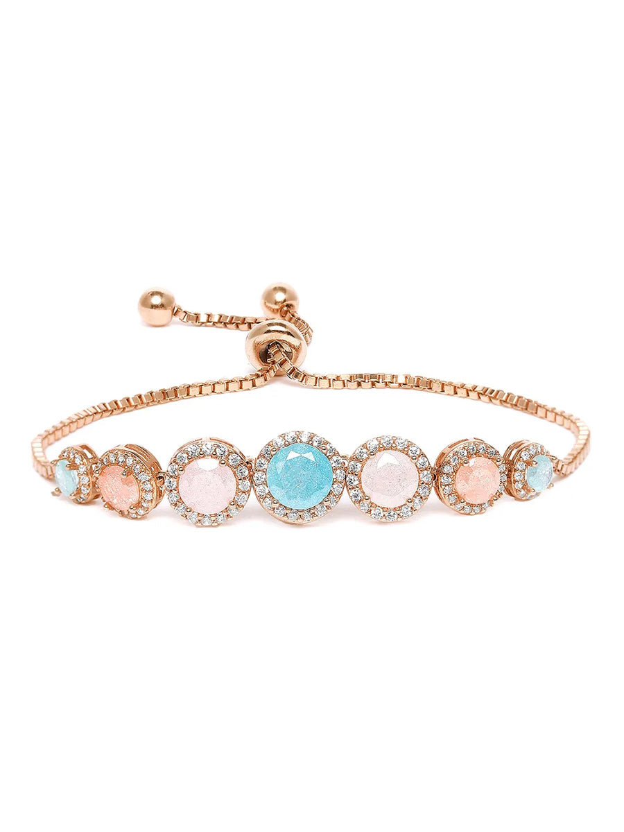 Elegant Round Crystal Bracelet