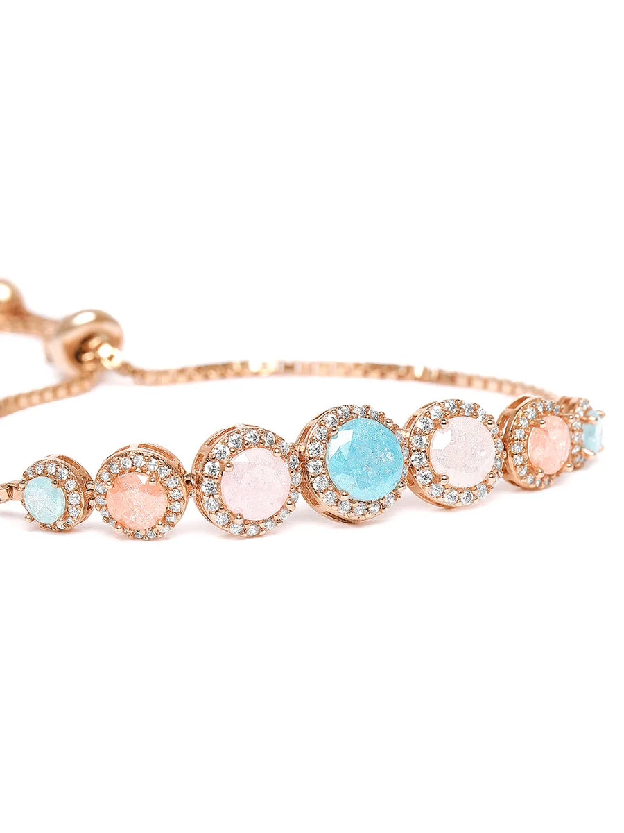 Elegant Round Crystal Bracelet