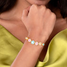Gleam Grid Adjustable Chain Bracelet