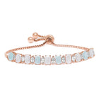 Glam Crystal Accent Adjustable Bracelet - Multi