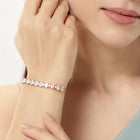 Glam Crystal Accent Adjustable Bracelet - Multi