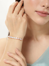 Glam Crystal Accent Adjustable Bracelet - Multi