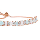 Glam Crystal Accent Adjustable Bracelet - Multi