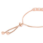 Glam Crystal Accent Adjustable Bracelet - Multi
