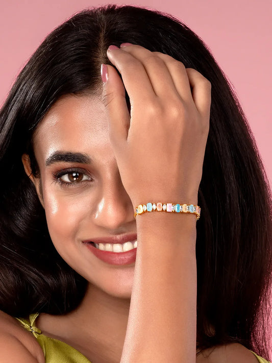 Gleaming Horizon Crystals Bracelet