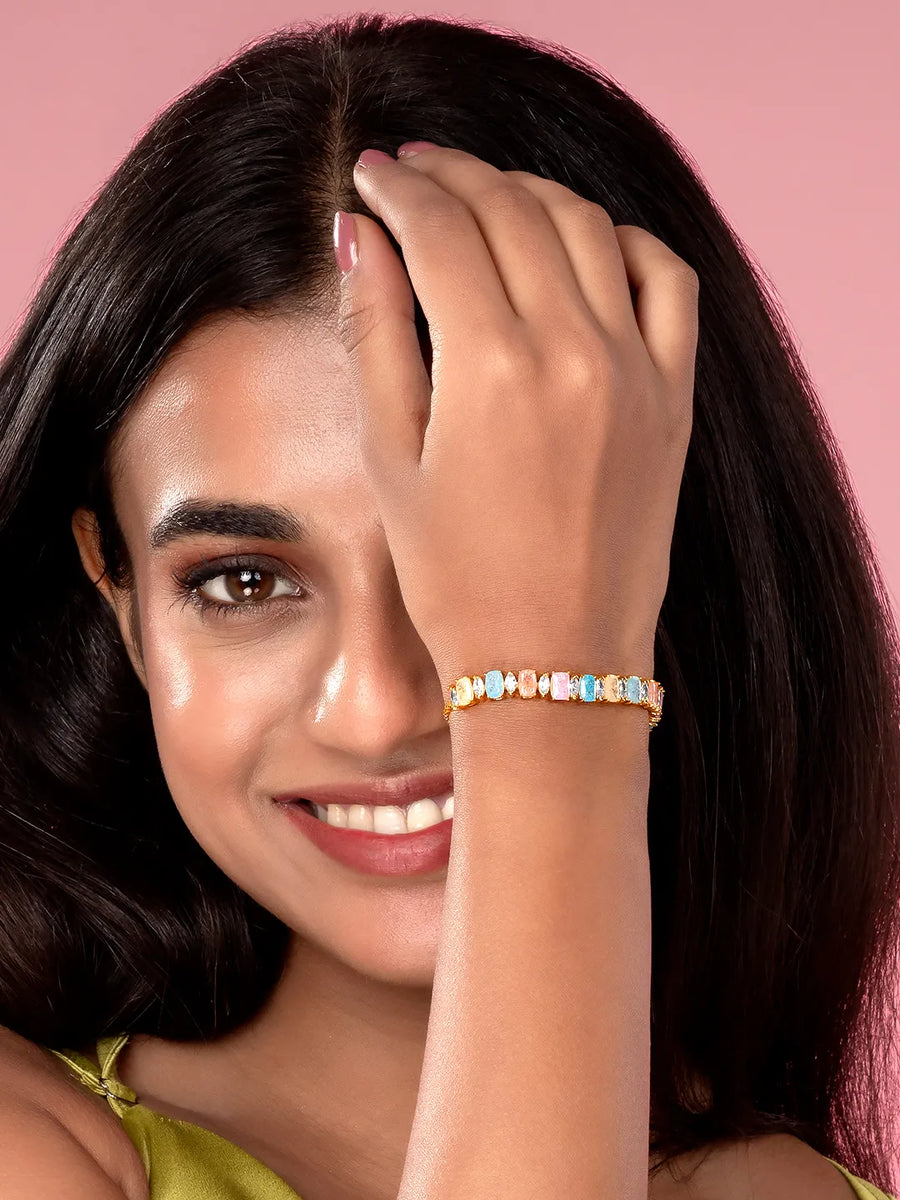 Gleaming Horizon Crystals Bracelet