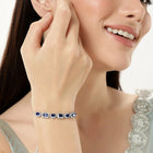 Glam CZ & Crystal Chain Bracelet