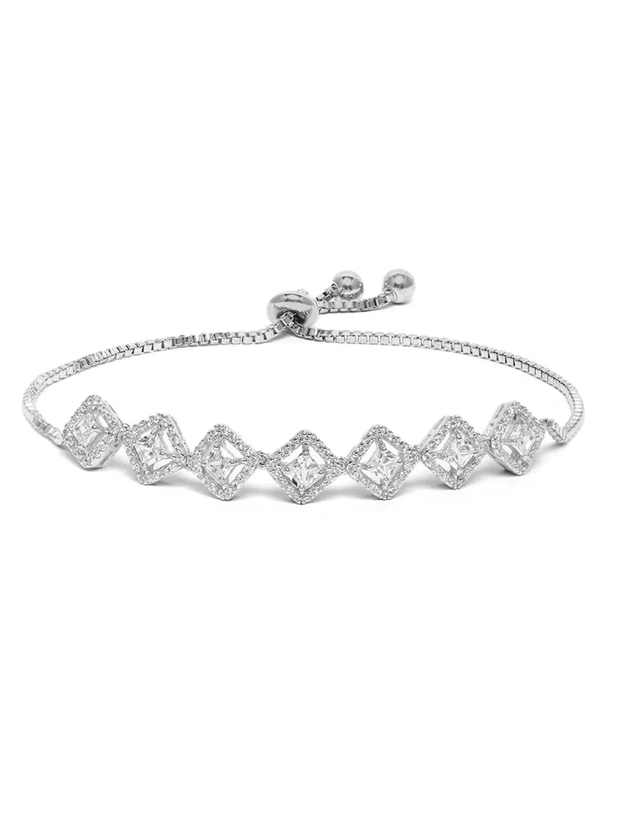 CZ Crystal Fusion Style Bracelet