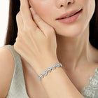 CZ Crystal Fusion Style Bracelet