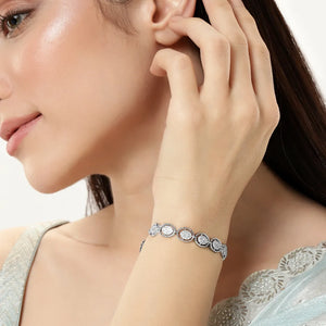 Dainty CZ Crystal Style Bracelet