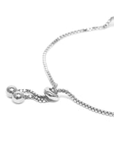 Pearl & CZ Round Link Bracelet