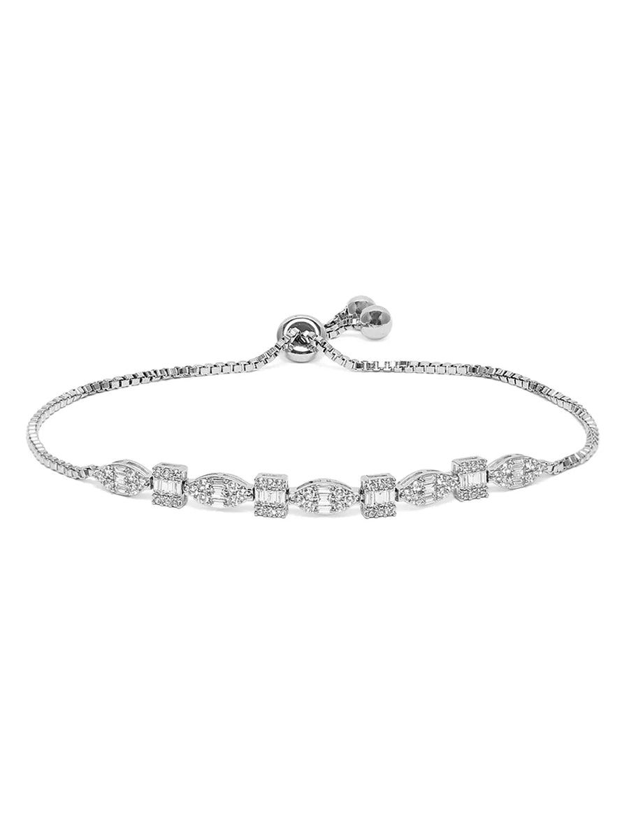 Allure Crystal Studded Link Bracelet