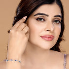 Adjustable Bracelet with Sparkling Stone
