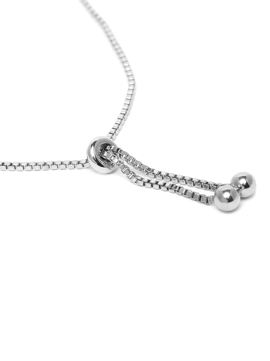 Radiant CZ & Crystal Chain Bracelet