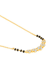 Radiant Vows CZ Studded Rose Gold Plated Mangalsutra