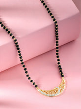 Lunar Love Rose Gold Plated CZ Studded Mangalsutra