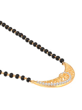 Lunar Love Rose Gold Plated CZ Studded Mangalsutra