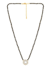 Floral Harmony CZ Pearl Mangalsutra