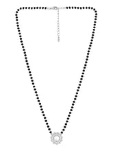 Floral Harmony CZ Pearl Mangalsutra