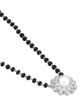 Floral Harmony CZ Pearl Mangalsutra