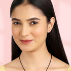 CZ Charm Beaded Chain Mangalsutra