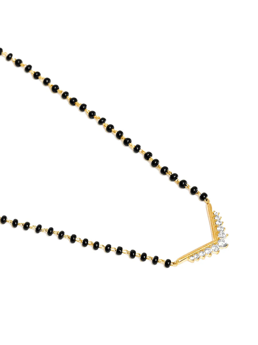 Chic CZ Mangalsutra for Modern Brides