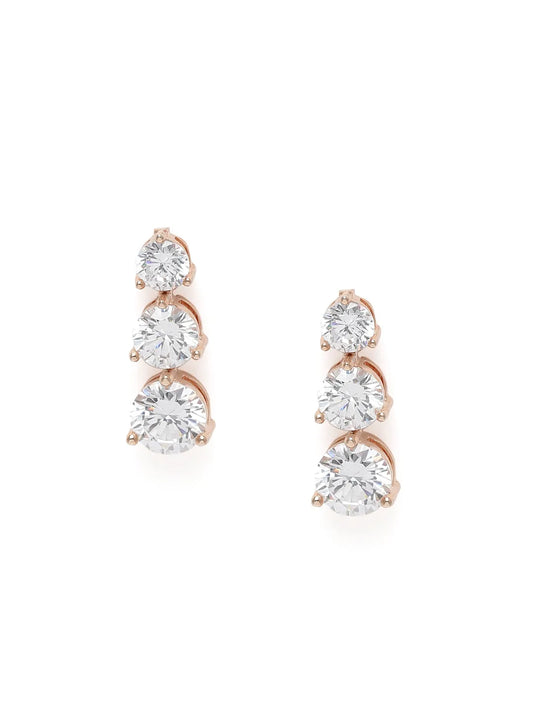 Glamorous Crystal Pave Necklace Set