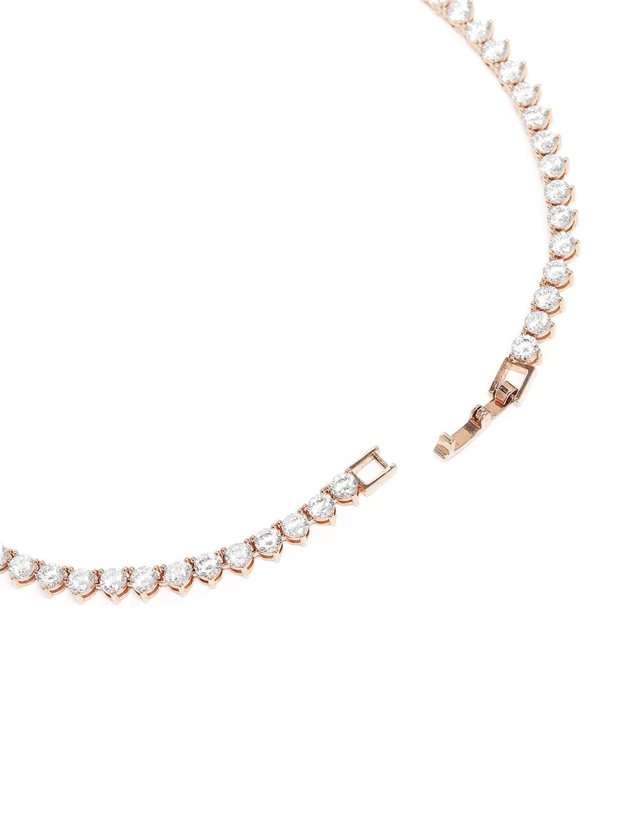 Glamorous Crystal Pave Necklace Set