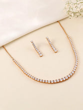 Dazzling Chic Necklace Earrings Set