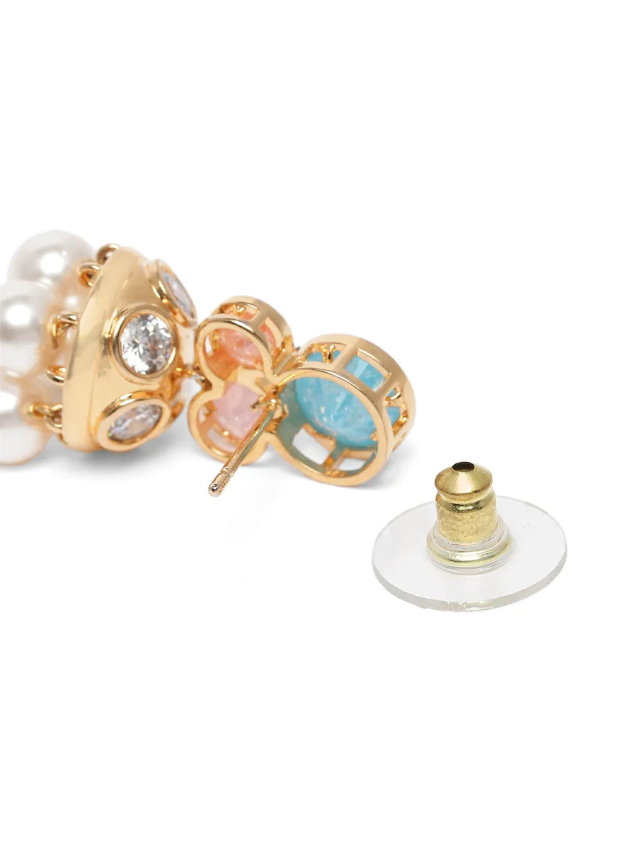 Pearl & Crystal Vibrant Necklace Set