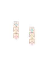 Vibrant Crystal Studded Necklace Set