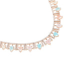 Vibrant Crystal Studded Necklace Set